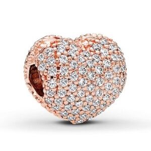 Pandora Open my Heart Rose Gold Clip